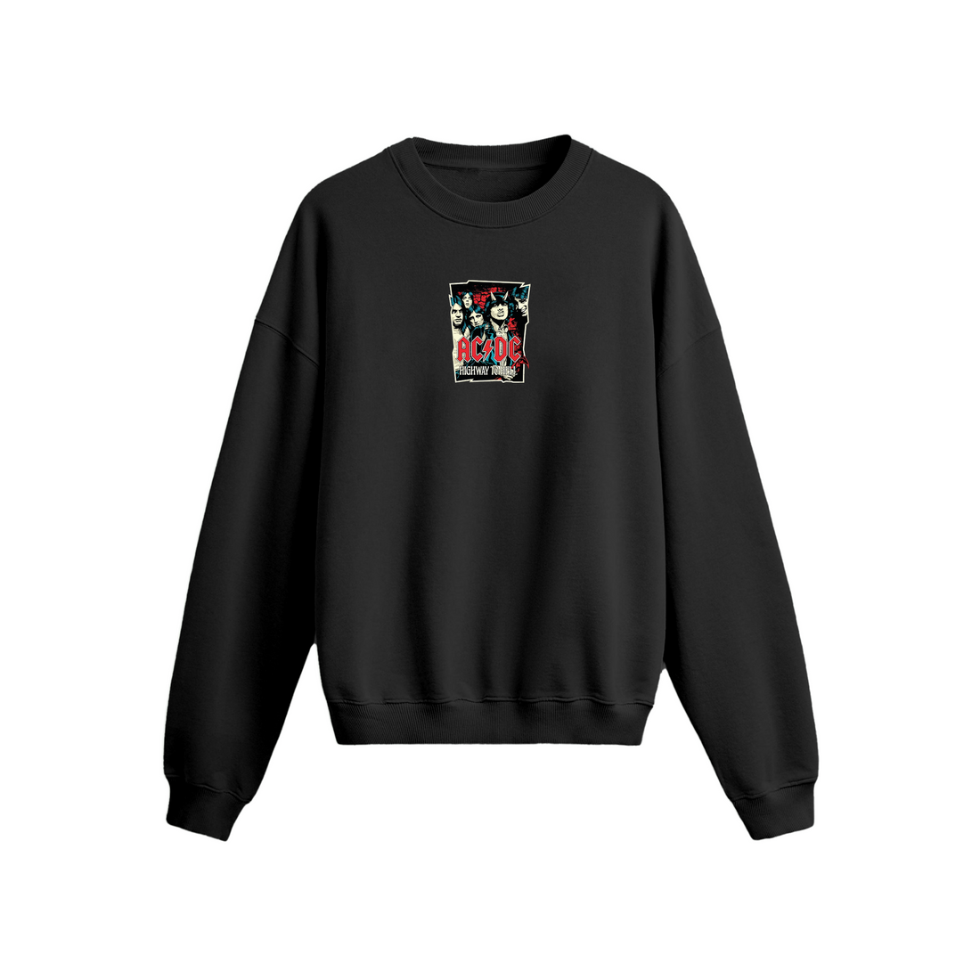 AC DC POSTER - Oversize Sweatshirt