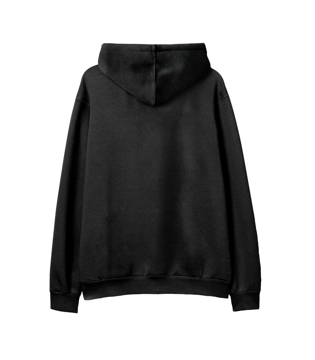 Premium Oversize Basic Hoodie - Siyah