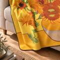 Sunflowers - Ayçiçekleri Polar Tv Battaniyesi