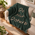 Do Not Disturb Green Polar Tv Battaniyesi