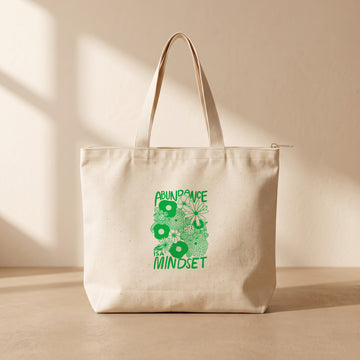 Abundance - Fermuarlı Tote Bag