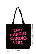 Anti Cardio - Kanvas Çanta - Siyah