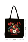 Apples - Kanvas Çanta - Siyah