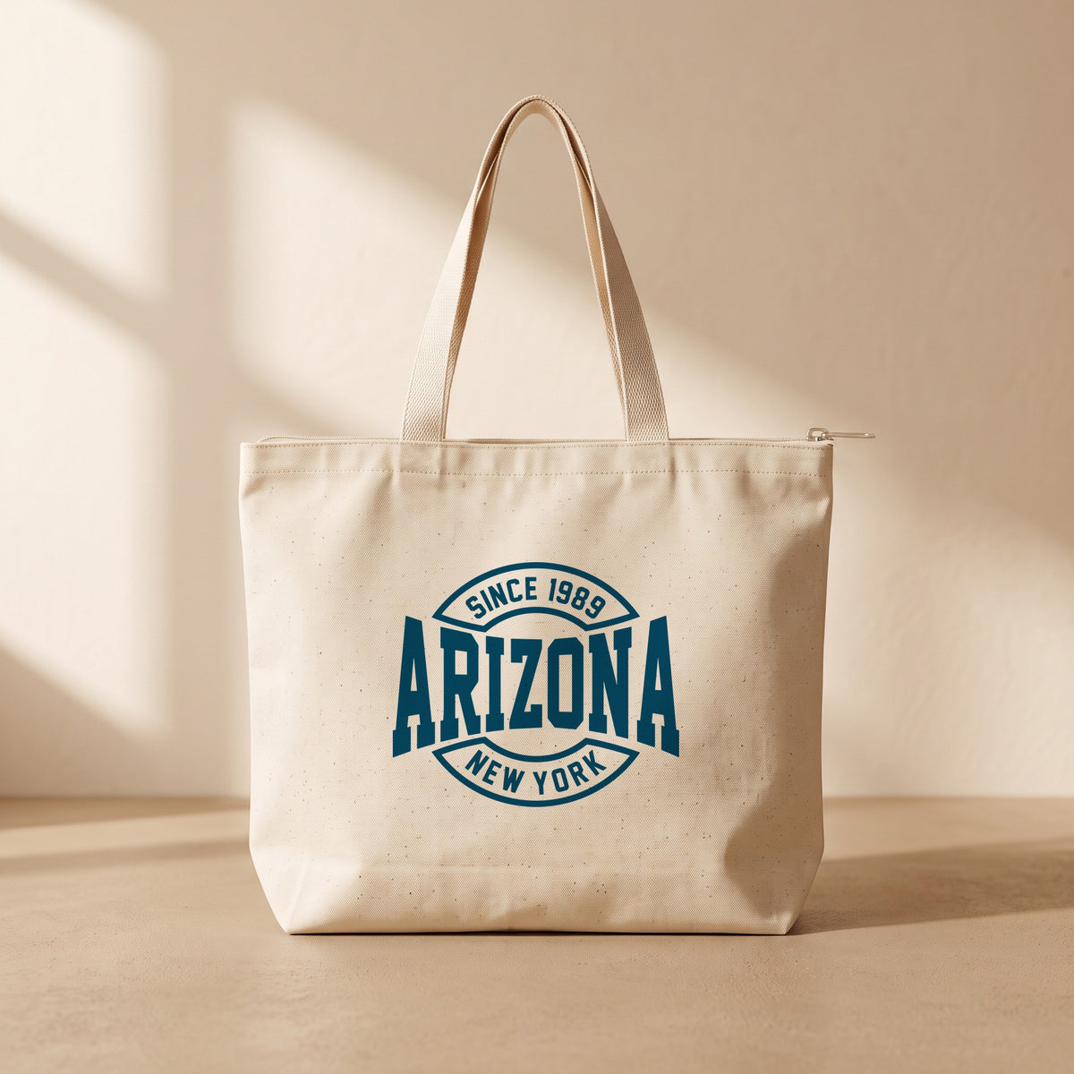 Arizona - Fermuarlı Tote Bag