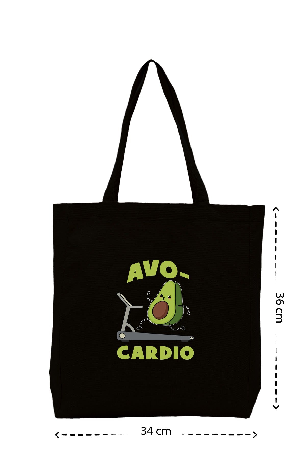 Ava Cardio - Kanvas Çanta - Siyah