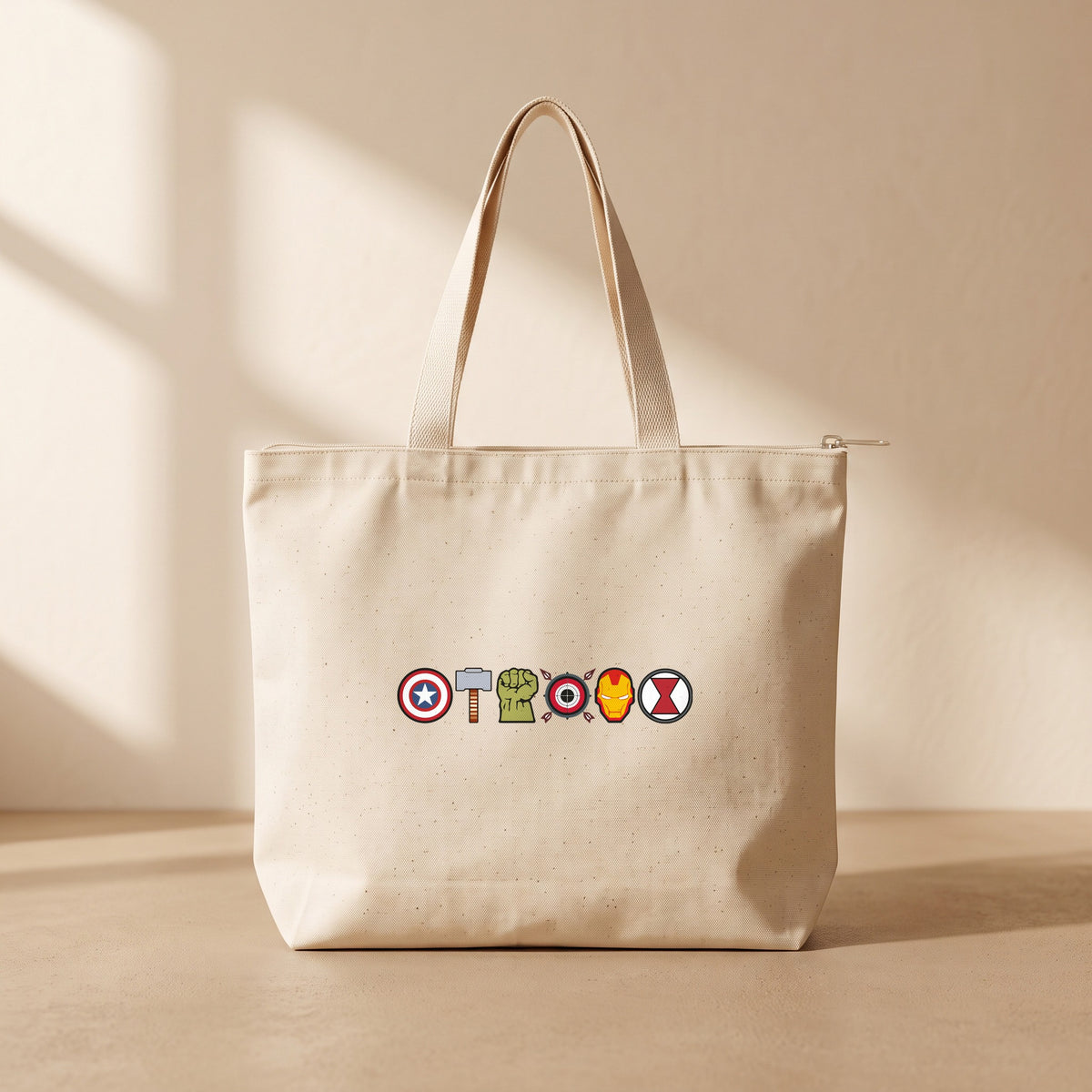 Avengers - Fermuarlı Tote Bag