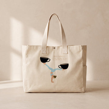 Balance - Çıtçıtlı Tote Bag
