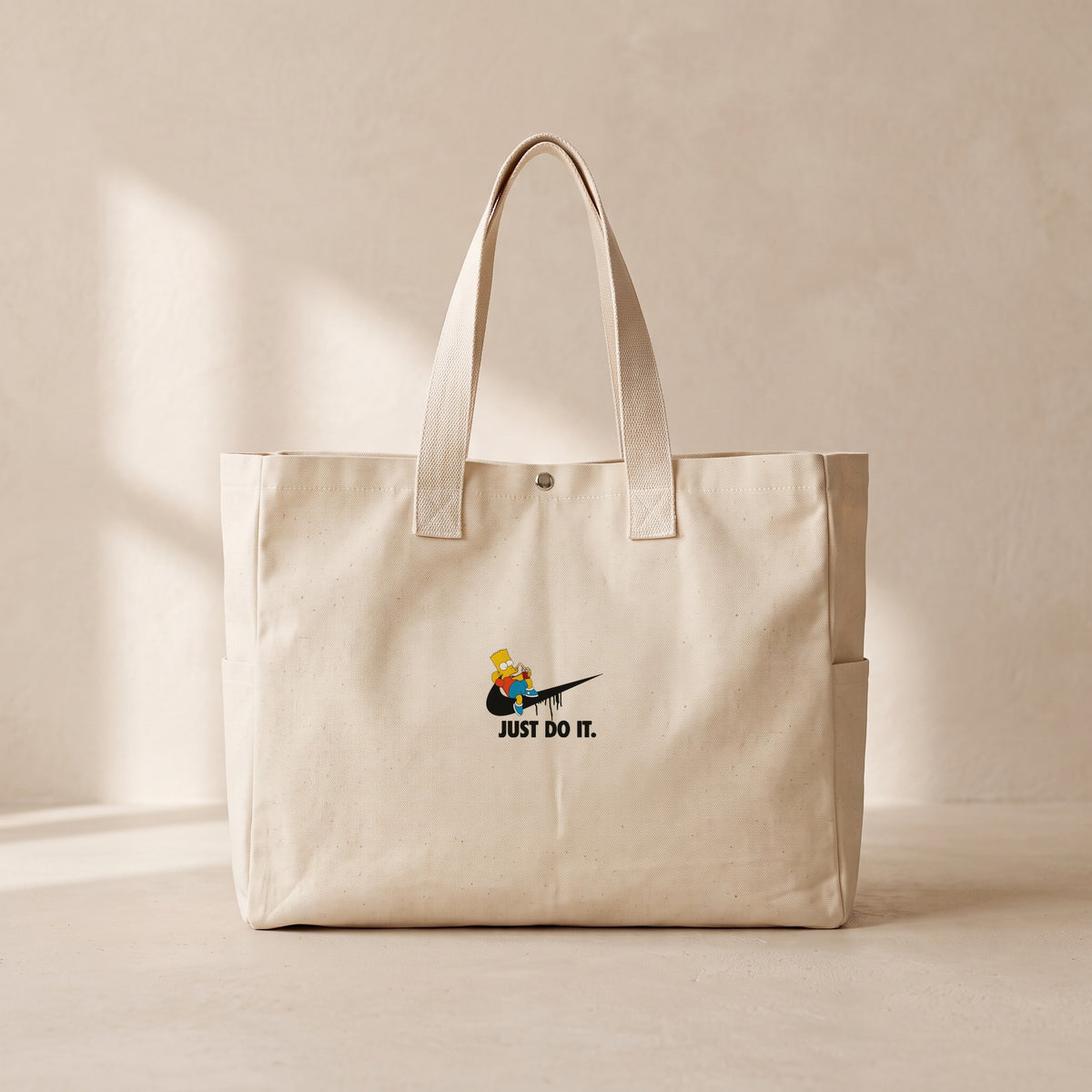 Bard Nike - Çıtçıtlı Tote Bag