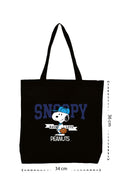 Baseball Snoopy - Kanvas Çanta - Siyah
