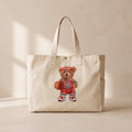 BasketBall Bear - Çıtçıtlı Tote Bag
