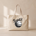 Basketball - Çıtçıtlı Tote Bag
