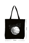 Basketball - Kanvas Çanta - Siyah