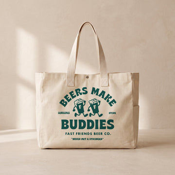 Beer Buddies - Çıtçıtlı Tote Bag