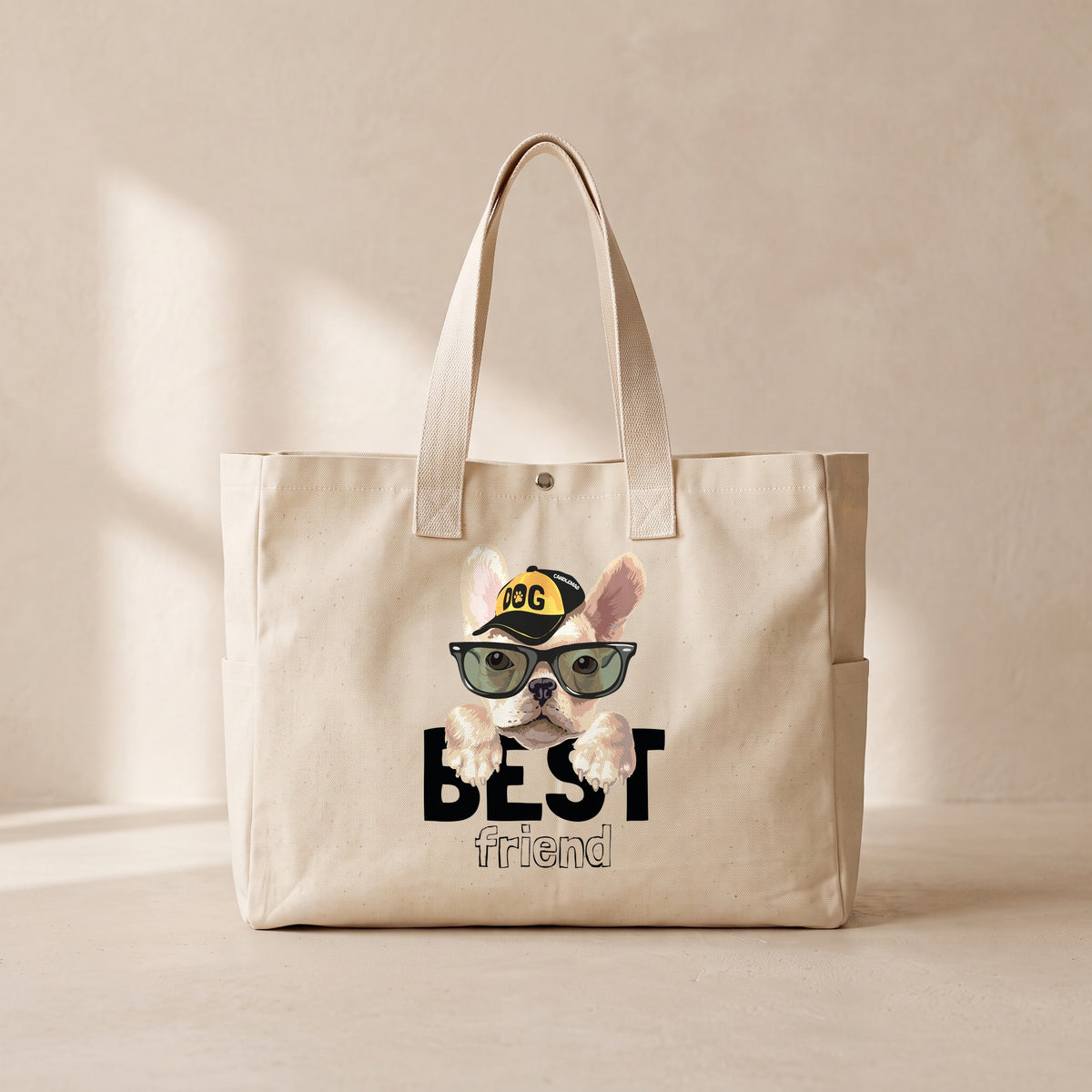 Best Friend - Çıtçıtlı Tote Bag