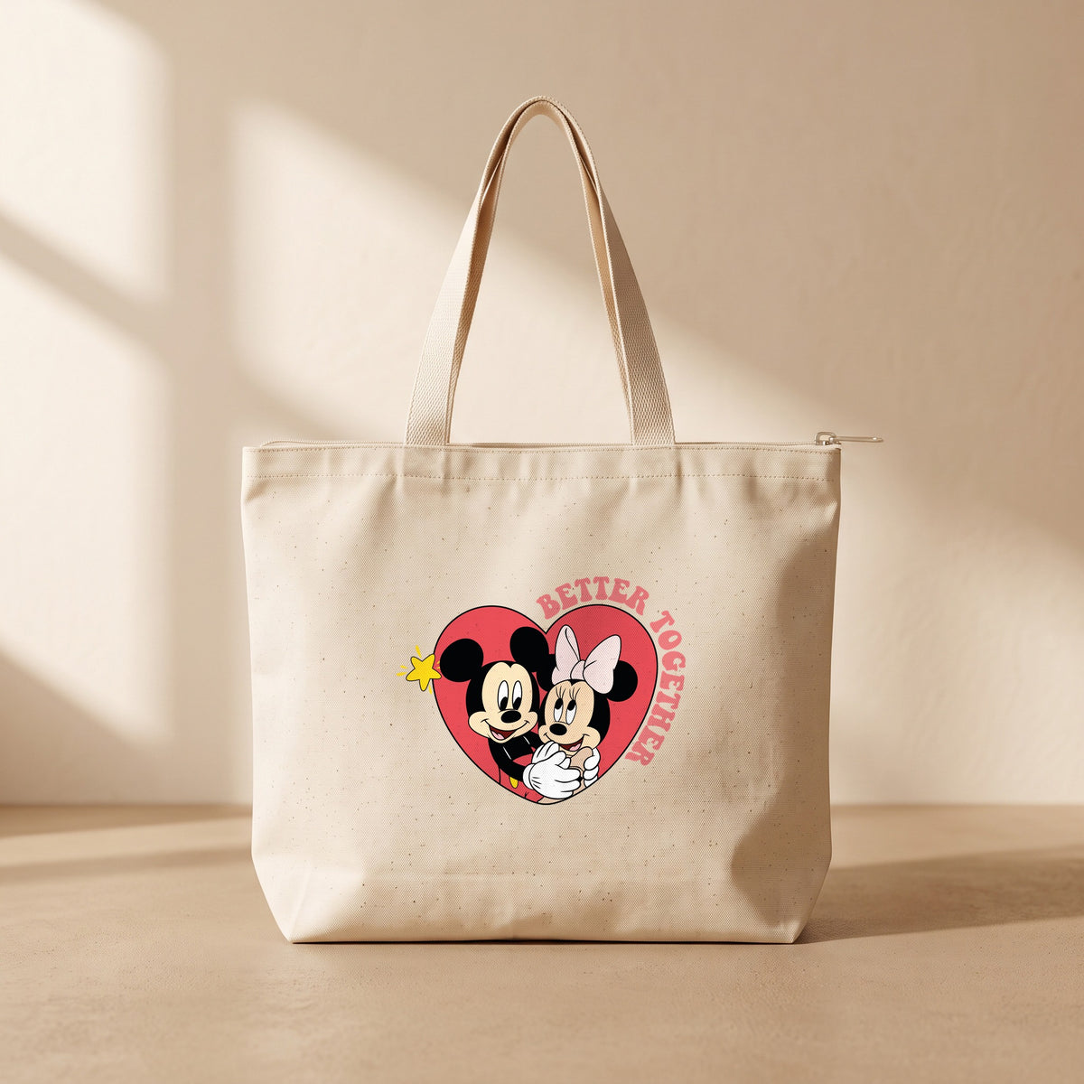 Better Together - Fermuarlı Tote Bag