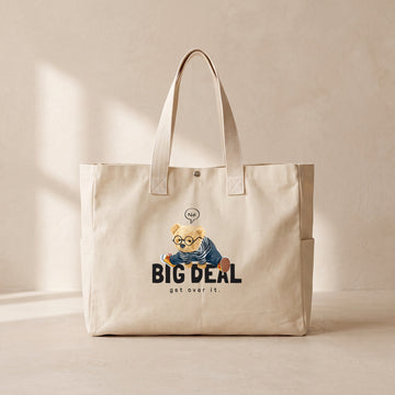 Big Deal - Çıtçıtlı Tote Bag