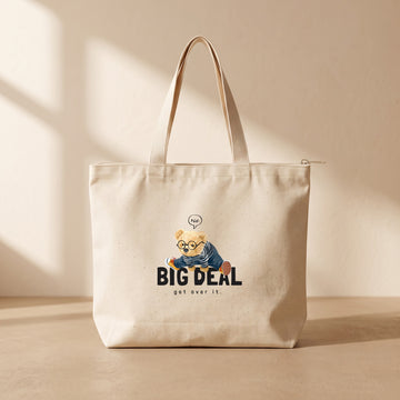 Big Deal - Fermuarlı Tote Bag