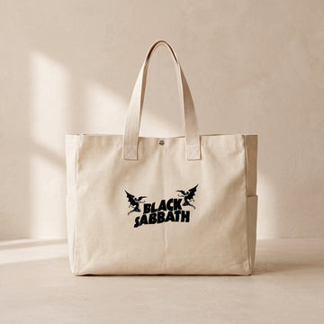 Black Sabbath - Çıtçıtlı Tote Bag