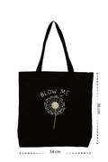 Blow Me - Kanvas Çanta - Siyah
