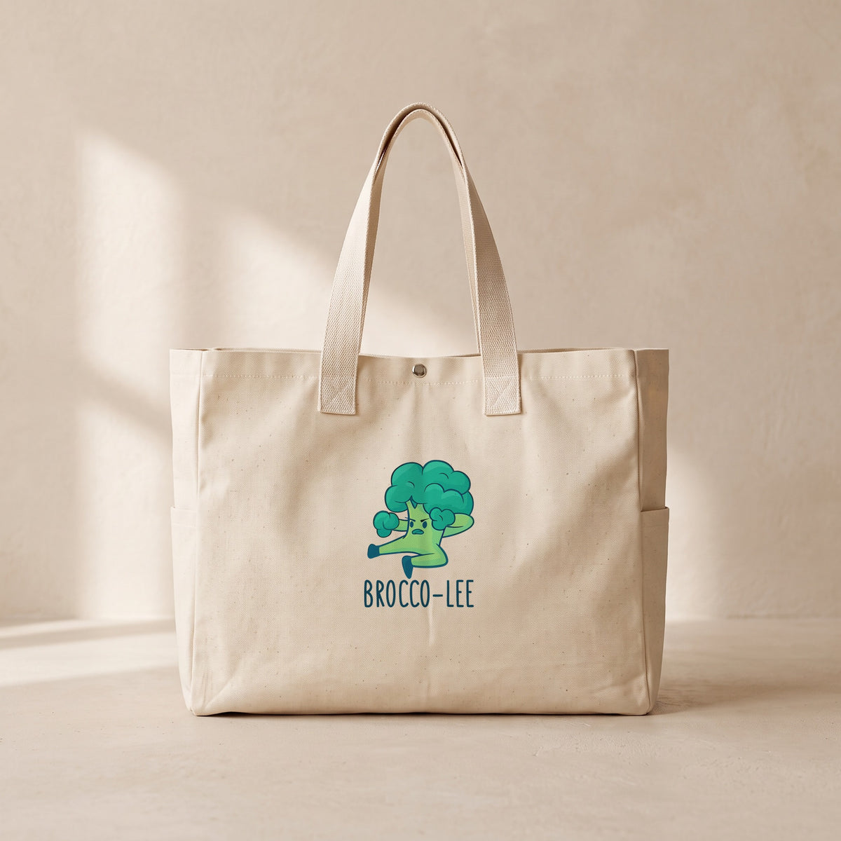 Brocolee - Çıtçıtlı Tote Bag