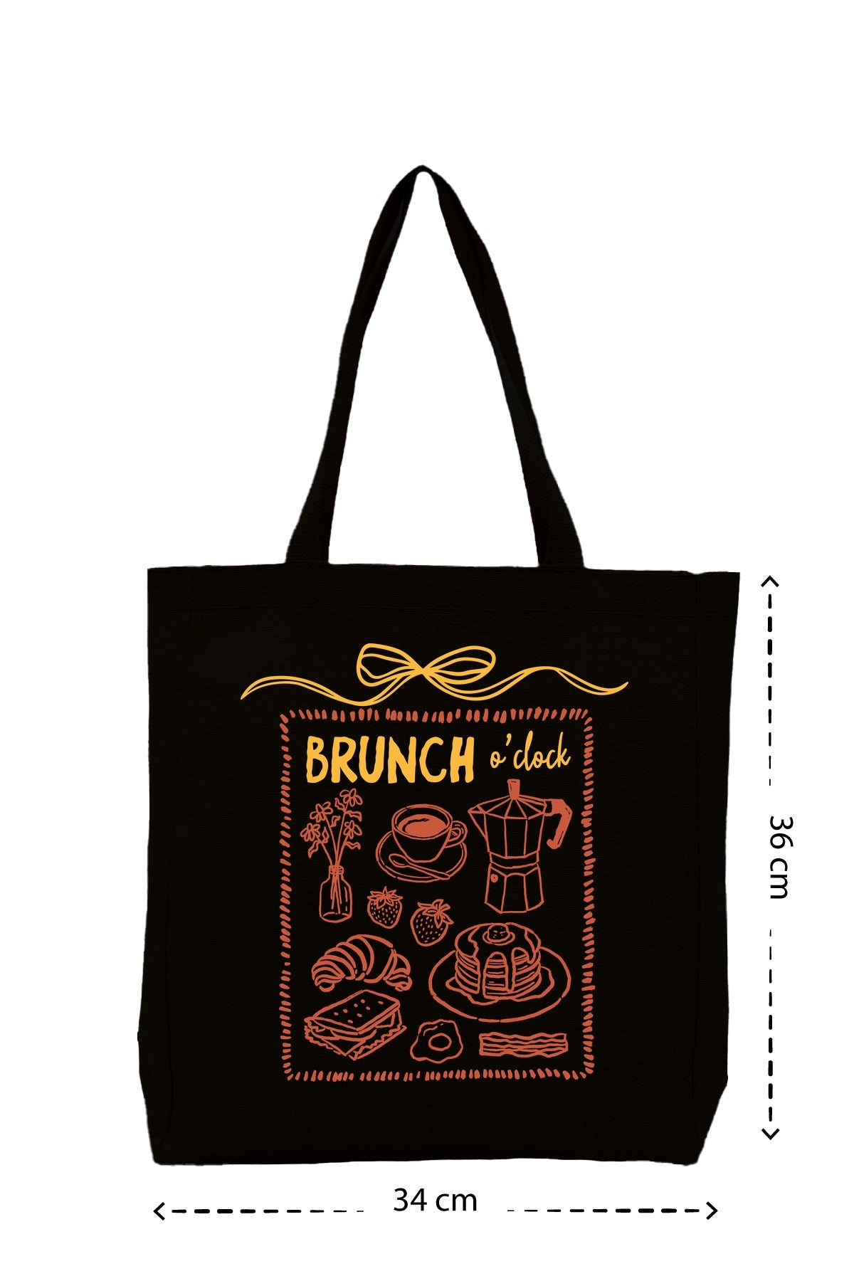 Brunch - Kanvas Çanta - Siyah
