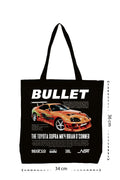 Bullet - Kanvas Çanta - Siyah