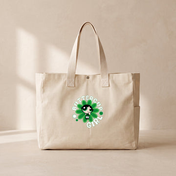 Buttercup Girl - Çıtçıtlı Tote Bag