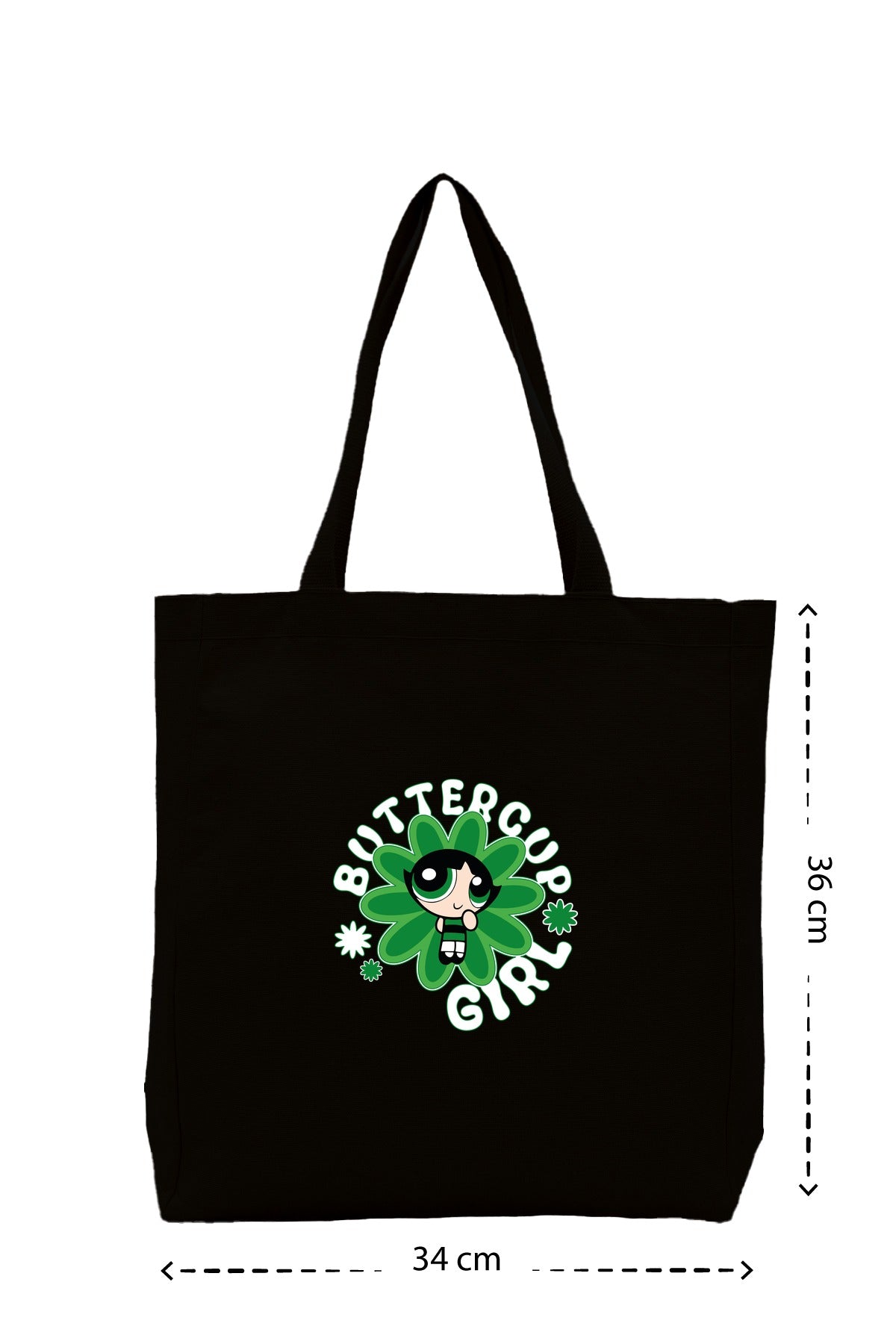 Buttercup Girl - Kanvas Çanta - Siyah