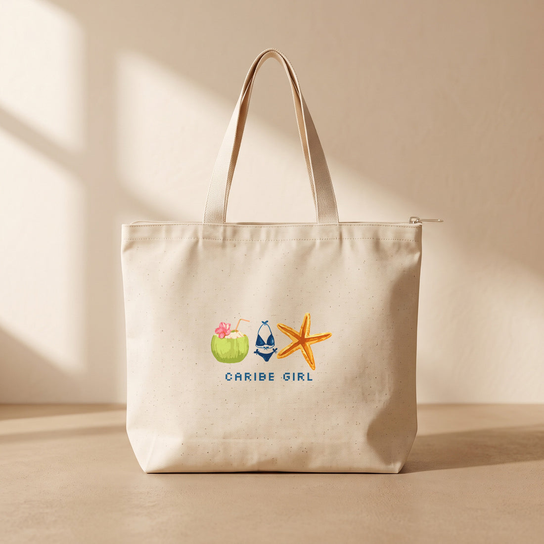 Carbie Girl - Fermuarlı Tote Bag