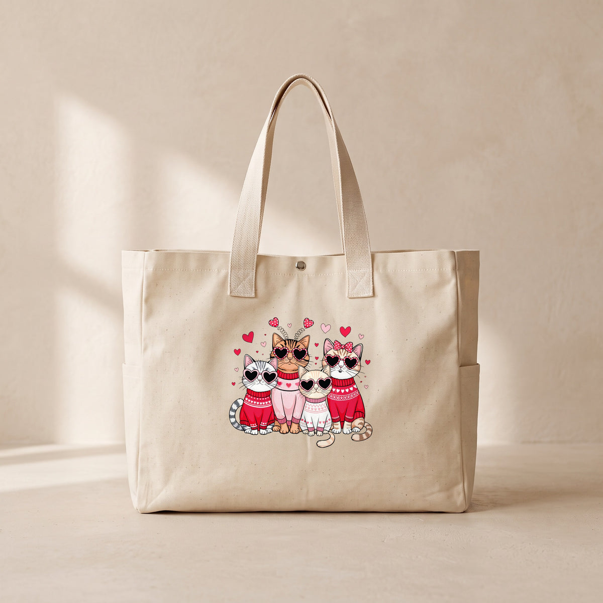 Cat Valentine - Çıtçıtlı Tote Bag