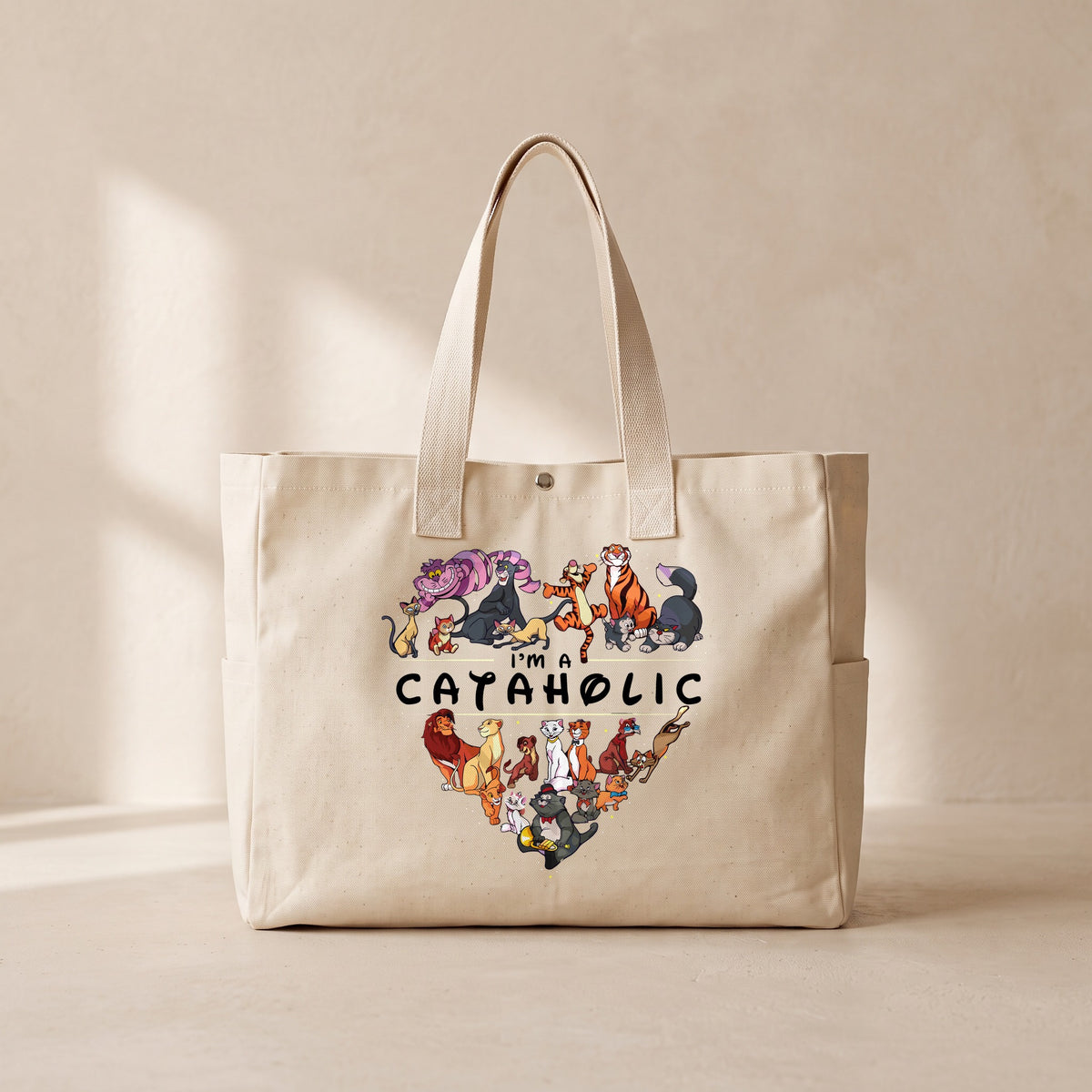 Cataholic - Çıtçıtlı Tote Bag