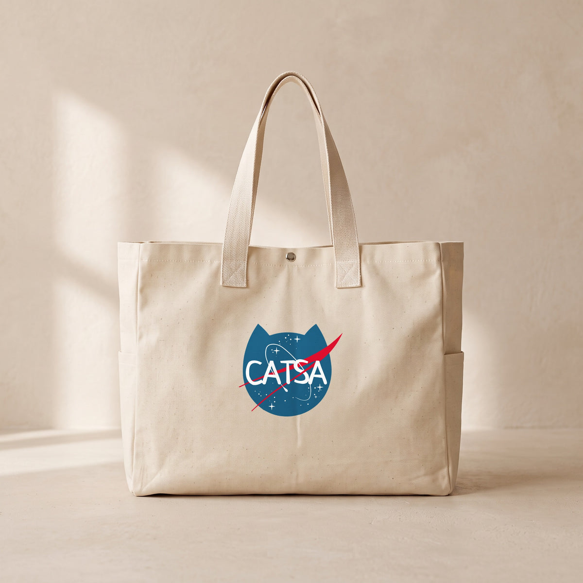 Catsa - Çıtçıtlı Tote Bag