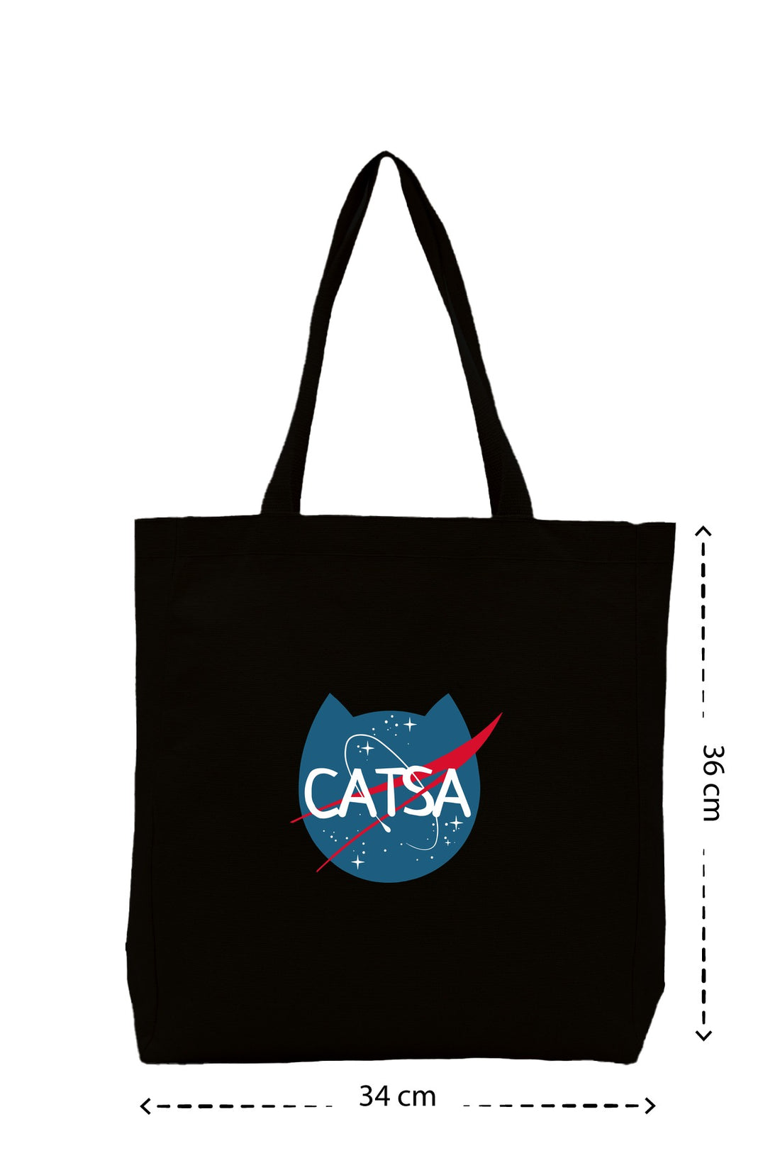 Catsa - Kanvas Çanta - Krem