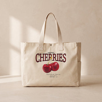 Cherries - Çıtçıtlı Tote Bag