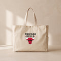 Chicago Bulls - Çıtçıtlı Tote Bag