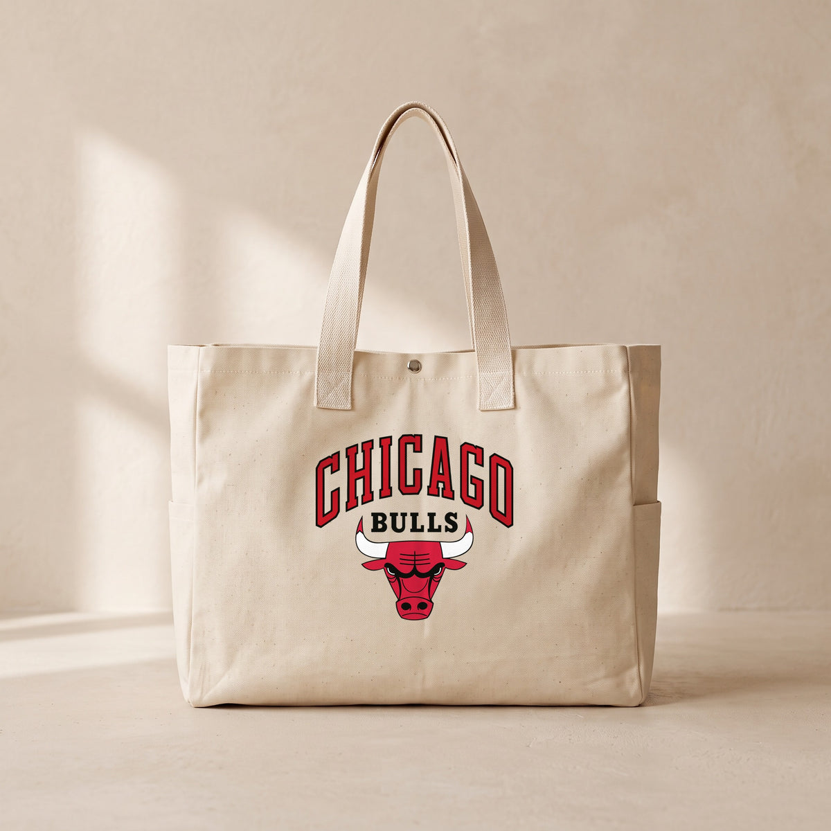 Chicago - Çıtçıtlı Tote Bag