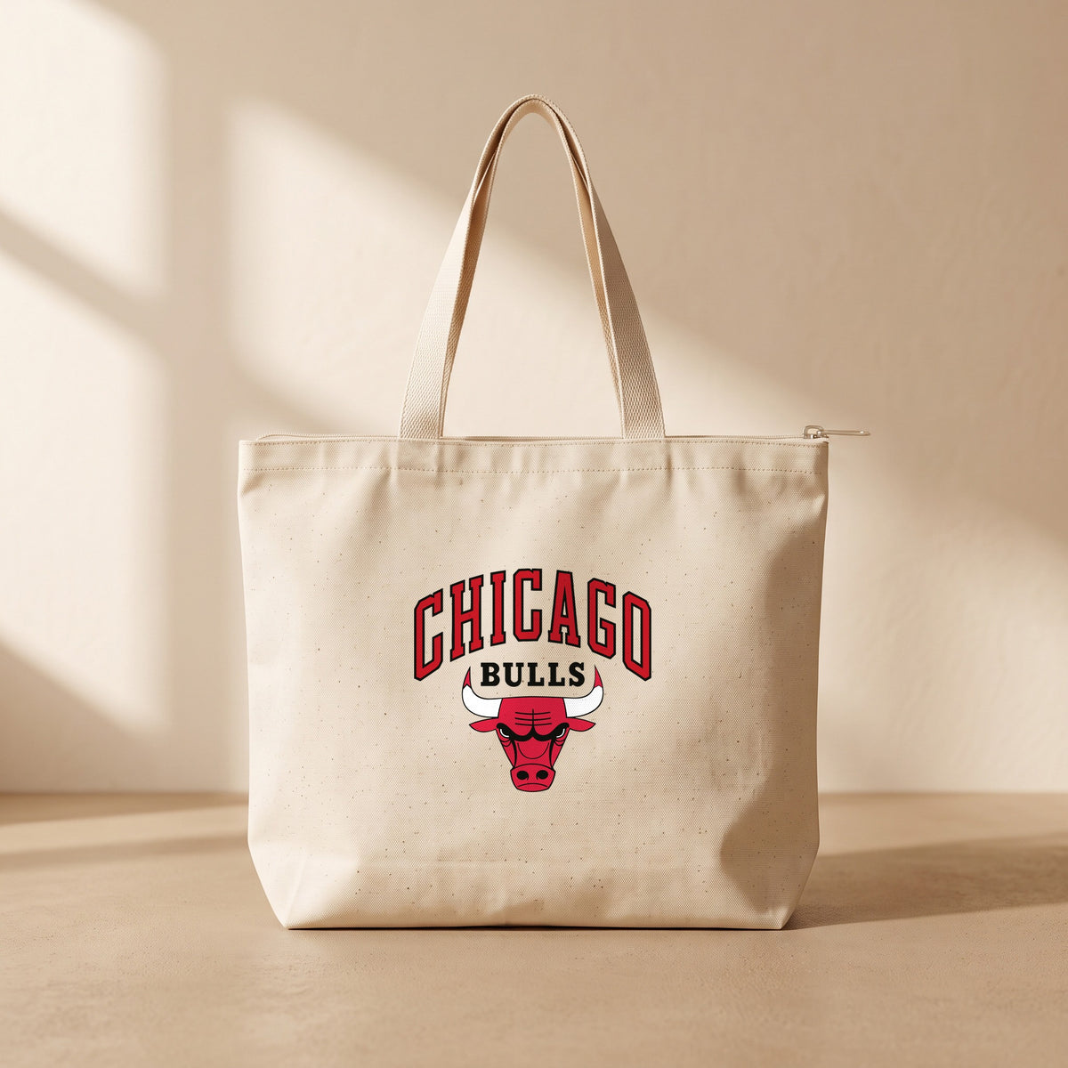 Chicago - Fermuarlı Tote Bag