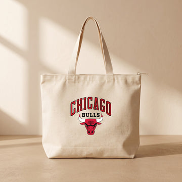 Chicago - Fermuarlı Tote Bag