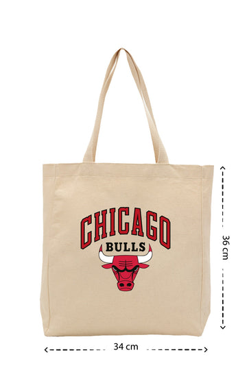 Chicago - Kanvas Çanta - Krem