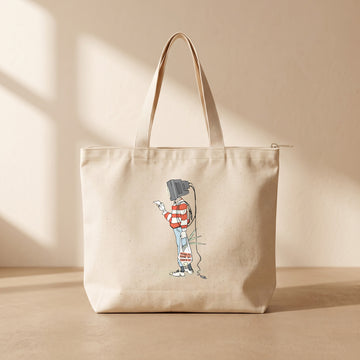 Cold Toes - Fermuarlı Tote Bag