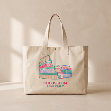 Colosseum - Çıtçıtlı Tote Bag