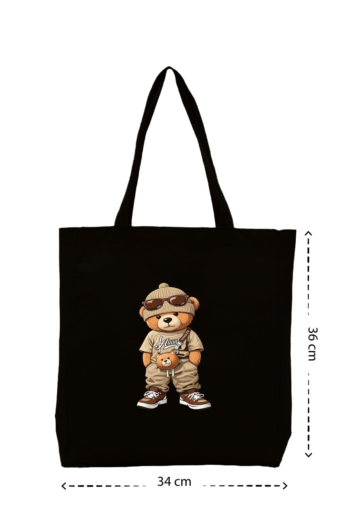 CoolBear - Kanvas Çanta - Siyah