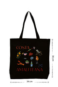 Costa Amalftana - Kanvas Çanta - Siyah