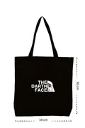 Darth Face - Kanvas Çanta - Siyah