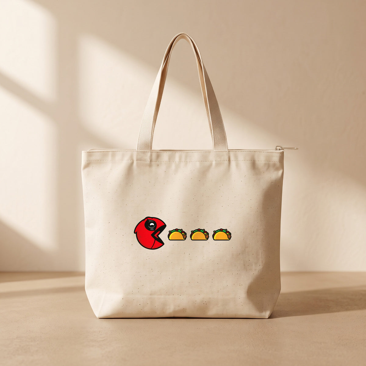 Deadpool Taco - Fermuarlı Tote Bag