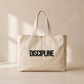 Discipline - Çıtçıtlı Tote Bag
