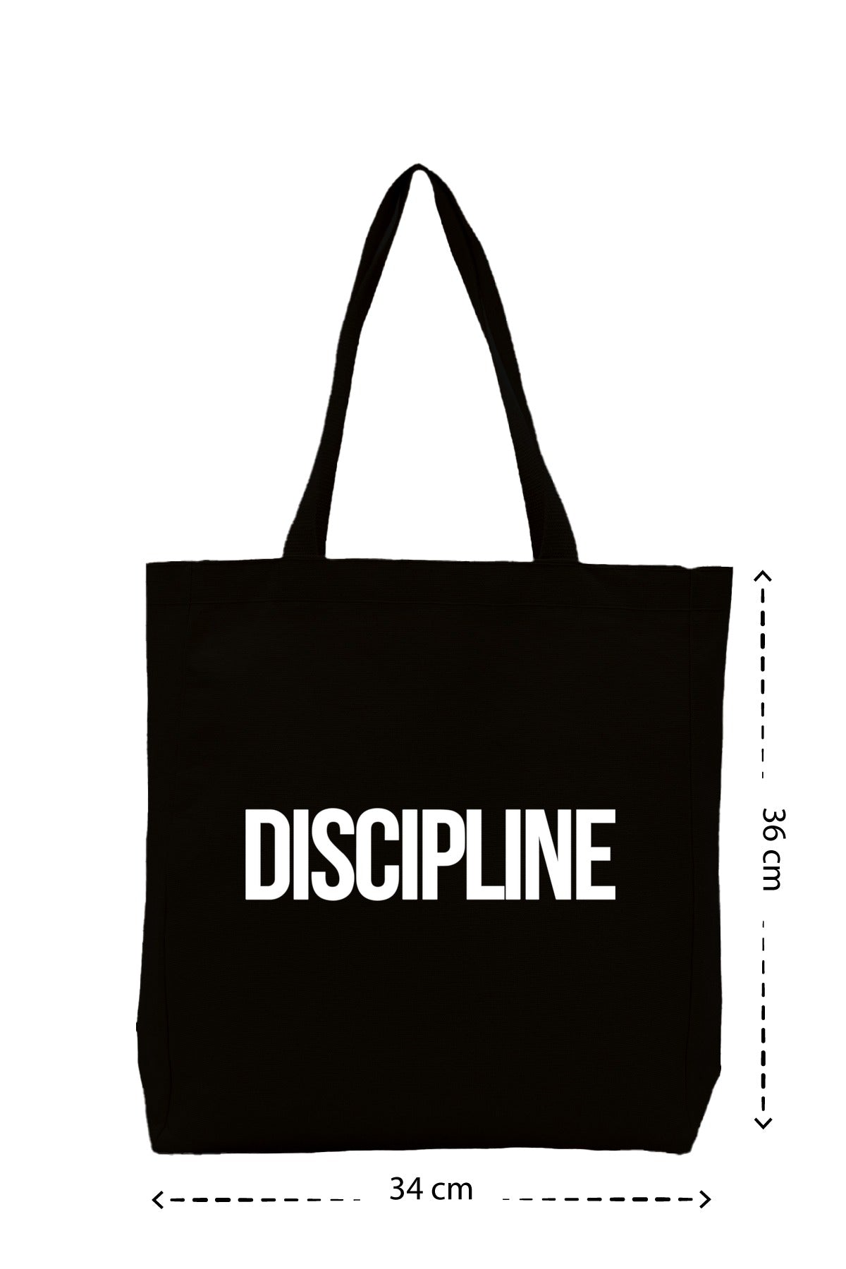 Discipline - Kanvas Çanta - Siyah