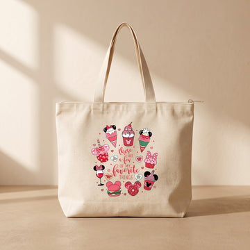 Disney Favorite Things - Fermuarlı Tote Bag