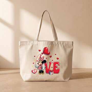Disney Valentine Girl - Tote Bag
