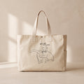 Don't Look - Çıtçıtlı Tote Bag